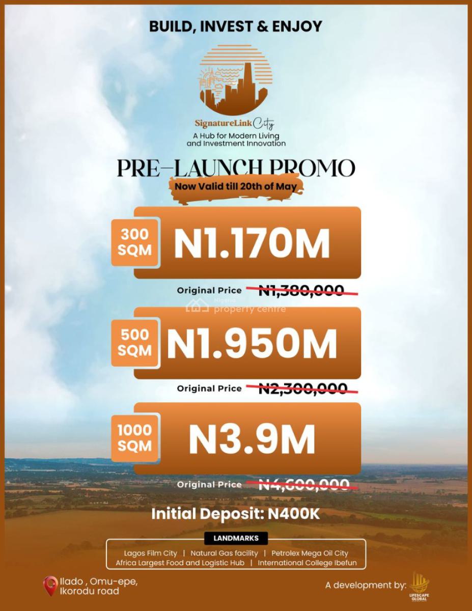 Most Affordable Buy and Build Land with High Appreciation Value, Omu Epe, Ilado, Epe-ikorodu, Ijebu-ode, Epe, Lagos, Mixed-use Land for Sale