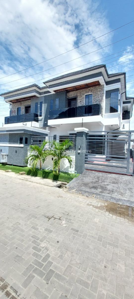 Fully Furnished Brand New 4 Bedroom Semi Detached Duplex with 1 Bq, Orchid Road, Lekki, Lagos, Semi-detached Duplex for Rent