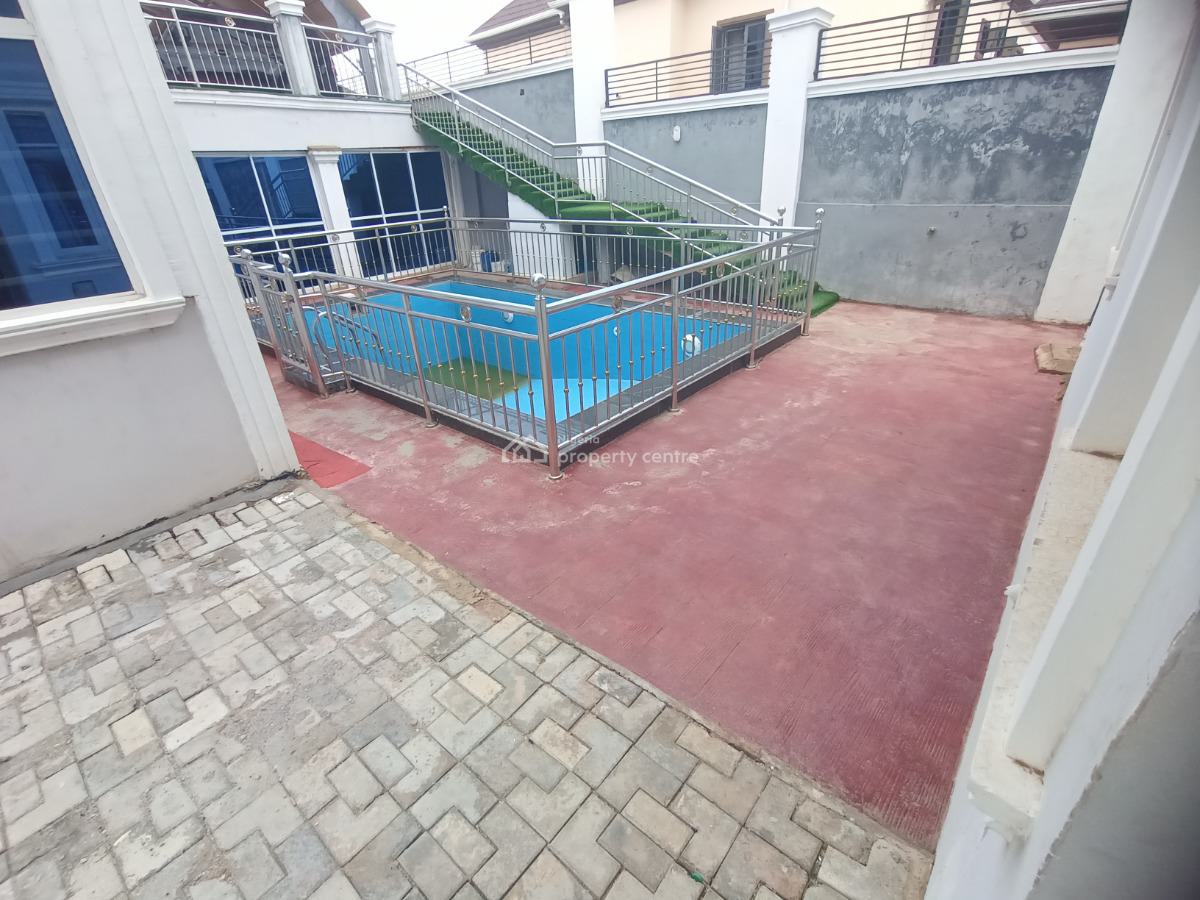 Newly Built 4 Bedroom Terraced Duplex with Fitted Ac and Gymn, Naf Valley Estate, Asokoro District, Abuja, House for Rent