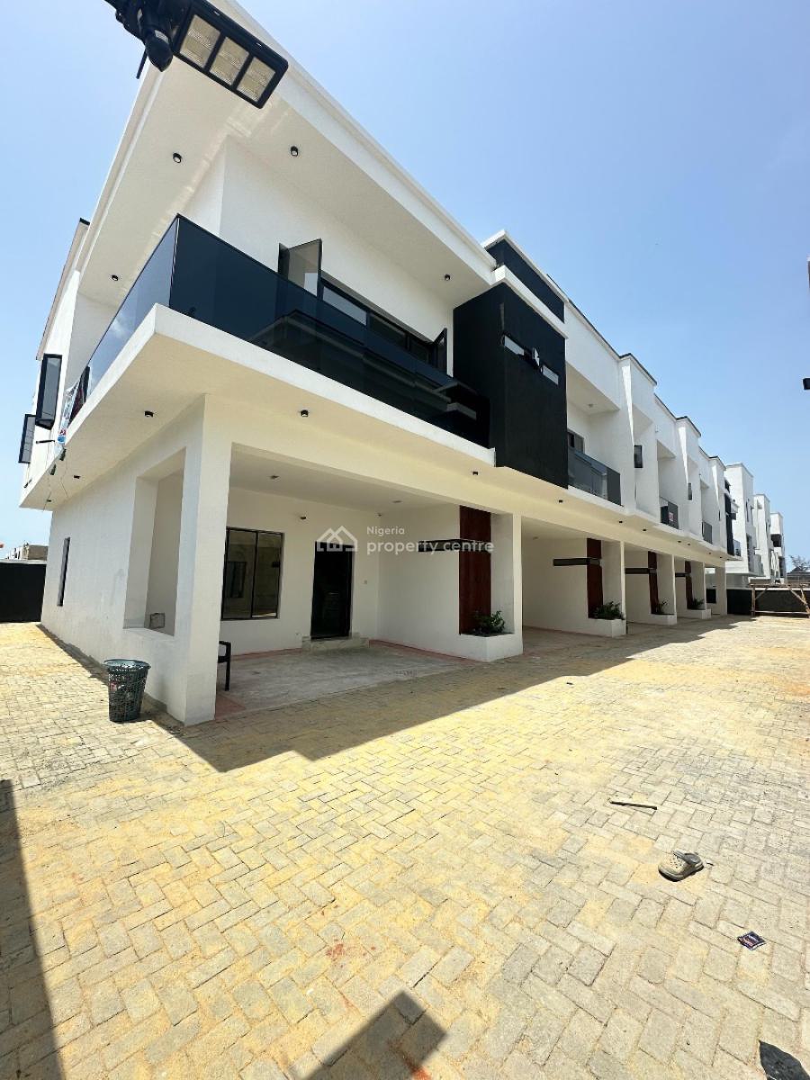 Elegant 4-bedroom Terraced Duplex in a Gated Estate, Corner Unit, Ikota, Lekki, Lagos, Terraced Duplex for Sale