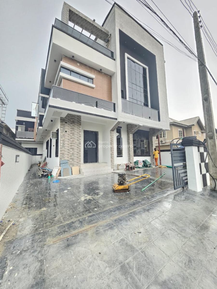 Fully Automated Smart 5 Bedroom Duplex in a Good Area, Chevron, Lekki, Lagos, Detached Duplex for Sale