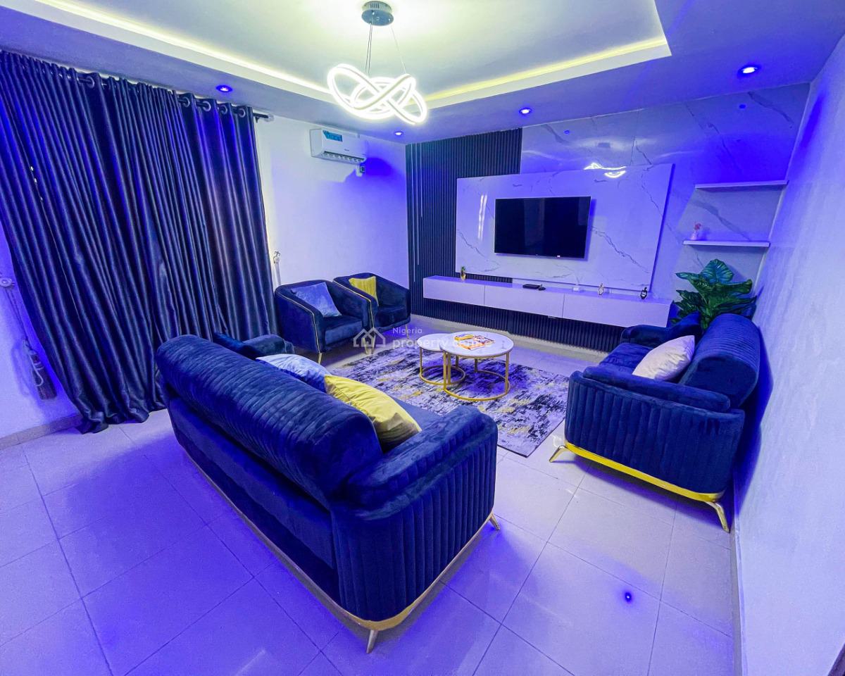 Fully Furnished 2 Bedroom Apartment with 24 Hours Power Supply, Ikota, Lekki, Lagos, Flat / Apartment for Rent