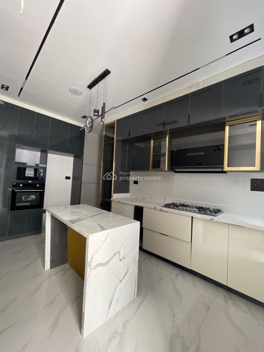 Exquisite 4 Bedroom Fully Detached Duplex with Bq in a Well Secured Es, Ikate, Lekki, Lagos, Detached Duplex for Sale