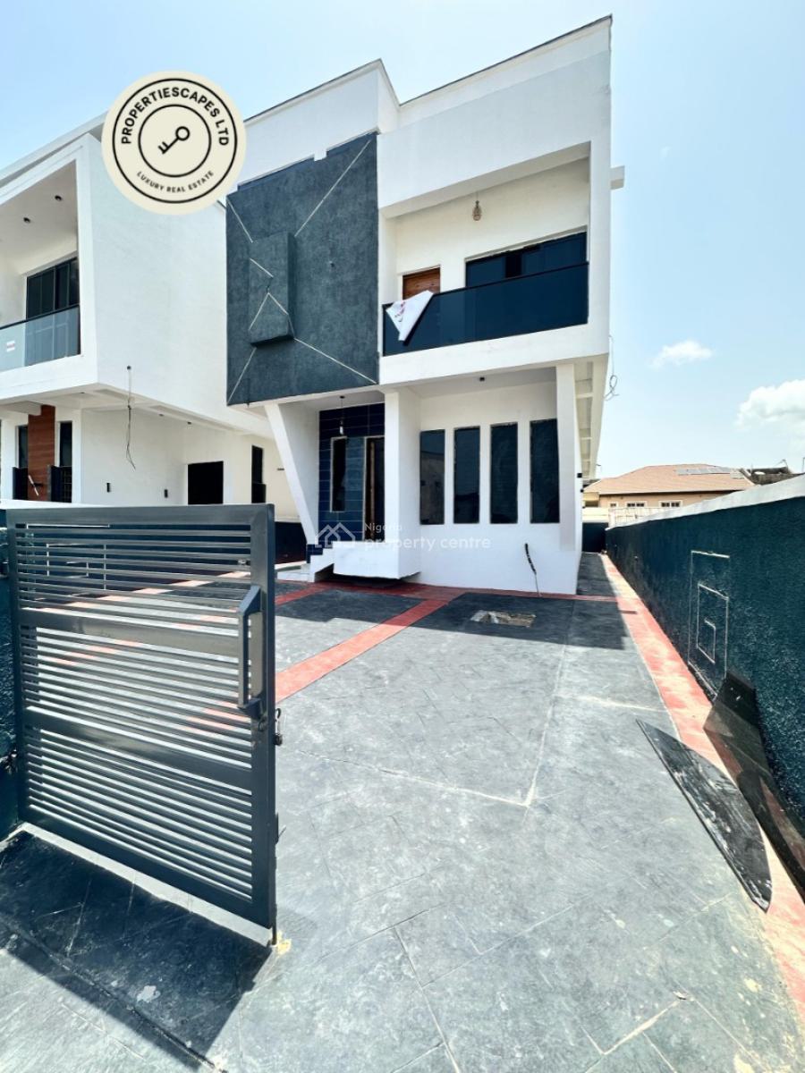 Newly Built 4 Bedroom Fully Detached Duplex with Bq, Mobil Road, Ajah, Lagos, Detached Duplex for Sale