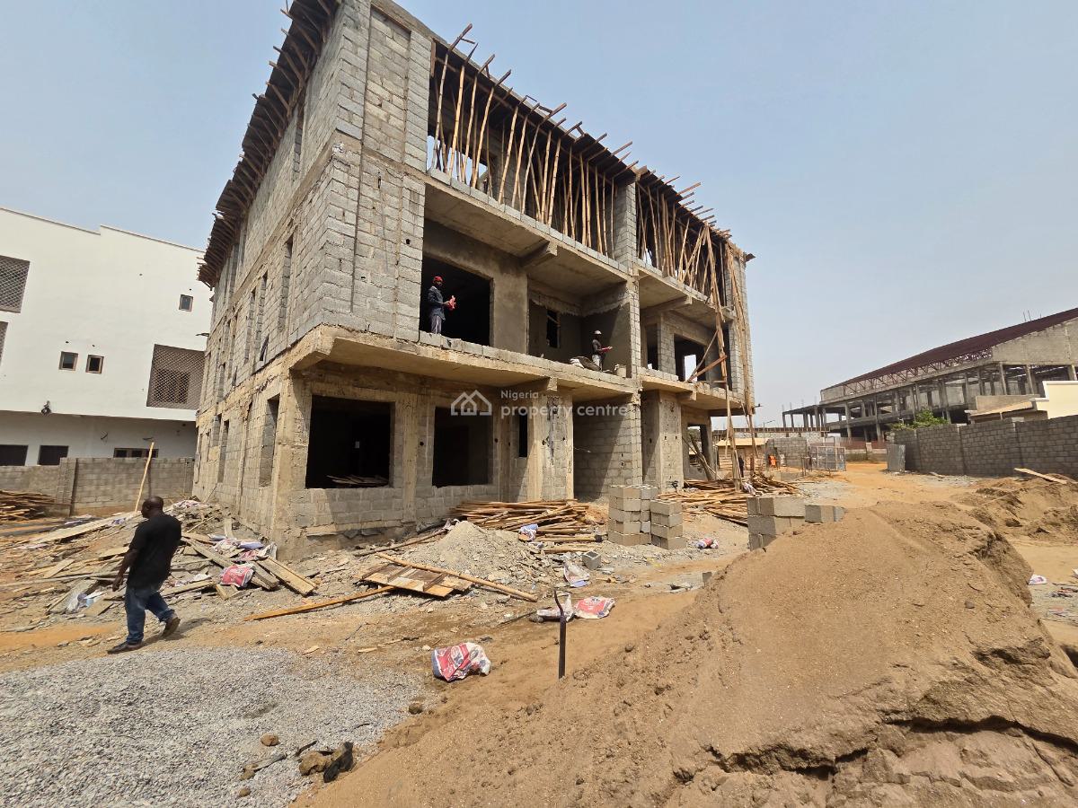 Newly Built 5 Bedrooms Semi Detached Duplex + Bq, Kado - Galadima Road (ring Road 2), Jabi, Abuja, Semi-detached Duplex for Sale