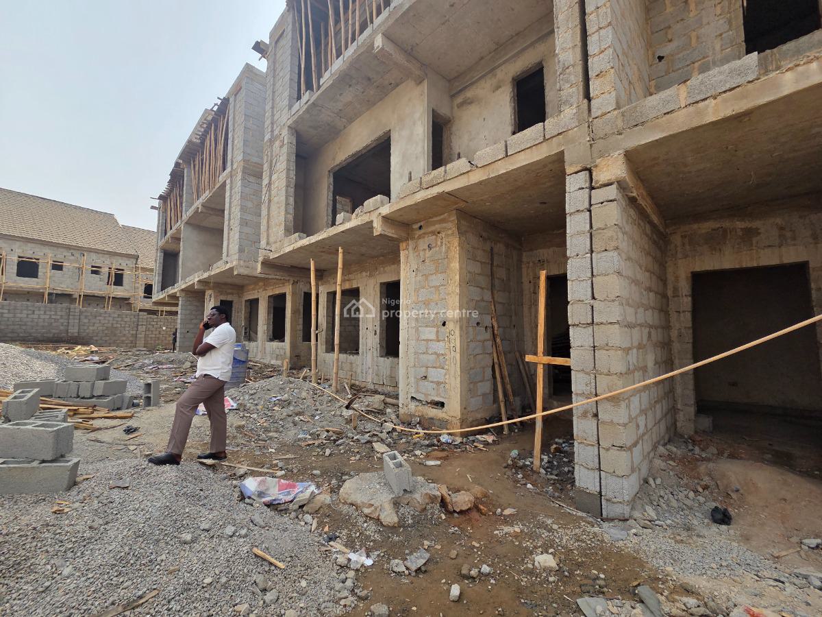 Newly Built 5 Bedrooms Semi Detached Duplex + Bq, Kado - Galadima Road (ring Road 2), Jabi, Abuja, Semi-detached Duplex for Sale