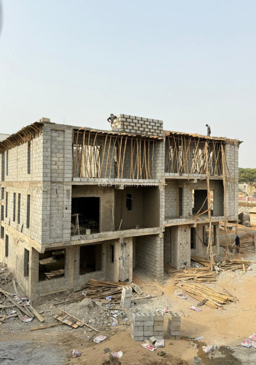 Newly Built 5 Bedrooms Semi Detached Duplex + Bq, Kado - Galadima Road (ring Road 2), Jabi, Abuja, Semi-detached Duplex for Sale