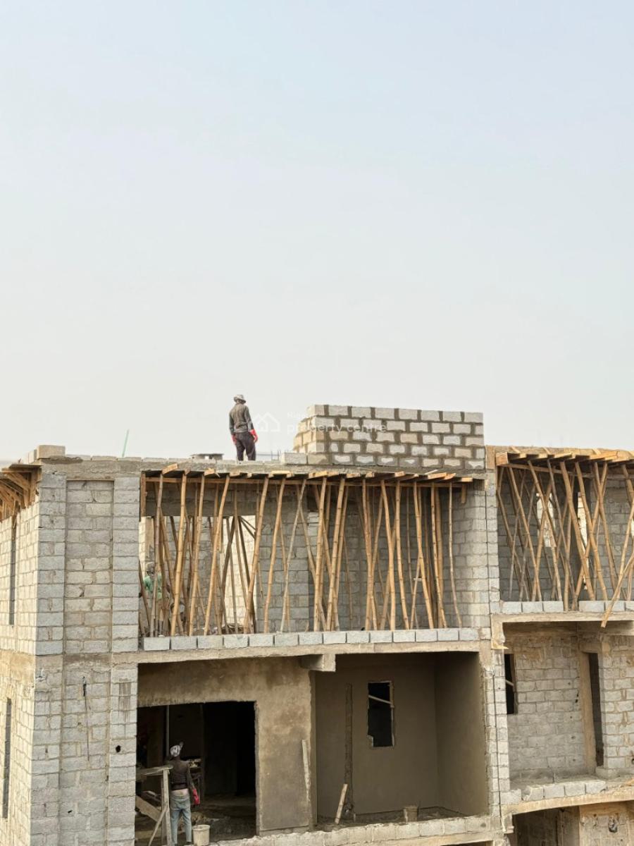 Newly Built 5 Bedrooms Semi Detached Duplex + Bq, Kado - Galadima Road (ring Road 2), Jabi, Abuja, Semi-detached Duplex for Sale