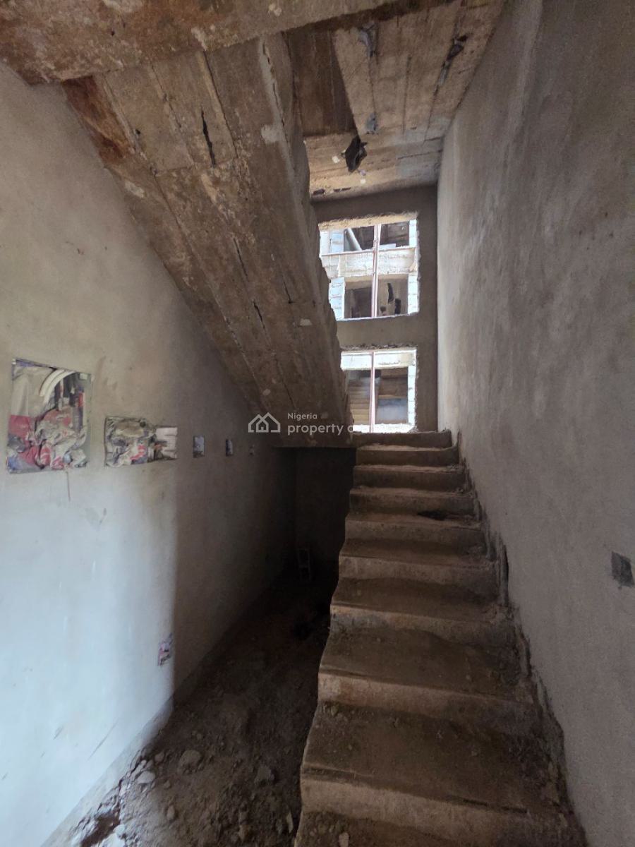 Newly Built 5 Bedrooms Semi Detached Duplex + Bq, Kado - Galadima Road (ring Road 2), Jabi, Abuja, Semi-detached Duplex for Sale