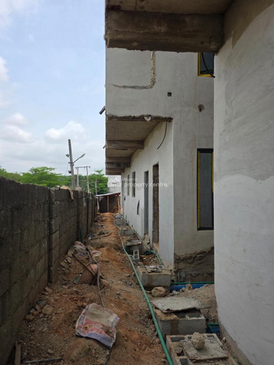 Newly Built 5 Bedrooms Semi Detached Duplex + Bq, Kado - Galadima Road (ring Road 2), Jabi, Abuja, Semi-detached Duplex for Sale