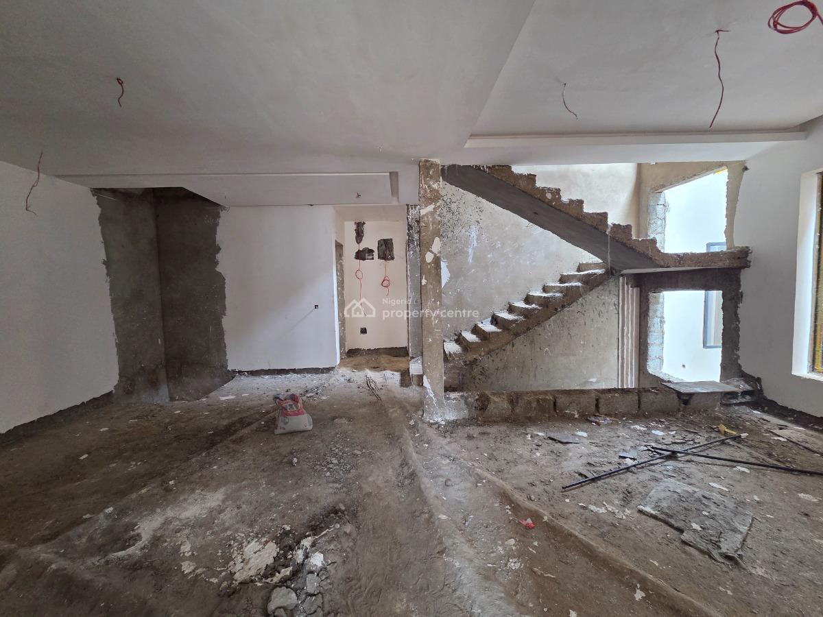 Newly Built 5 Bedrooms Semi Detached Duplex + Bq, Kado - Galadima Road (ring Road 2), Jabi, Abuja, Semi-detached Duplex for Sale