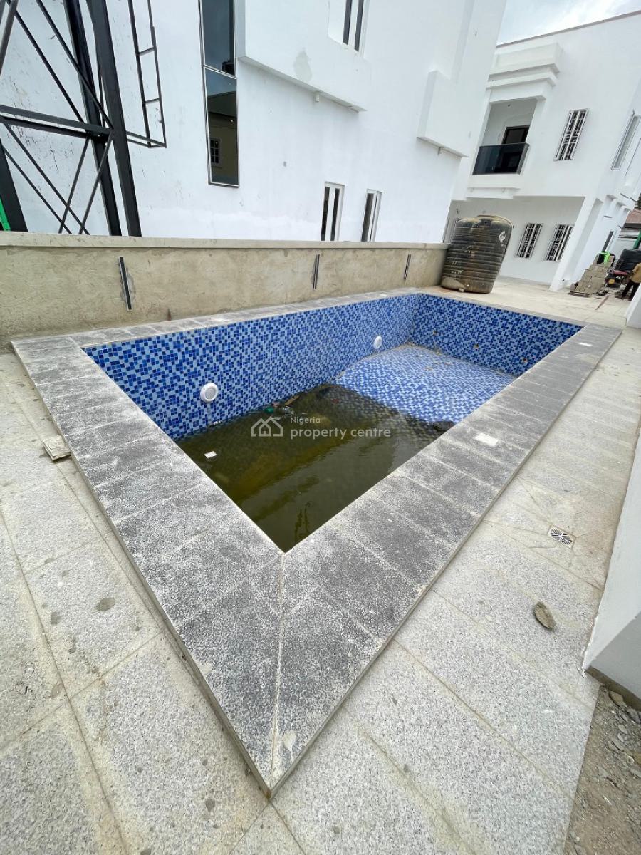 Luxury and Beautifully Built 4 Bedrooms Terraced Duplex with Pool and Bq, Ajah, Lagos, Terraced Duplex for Sale