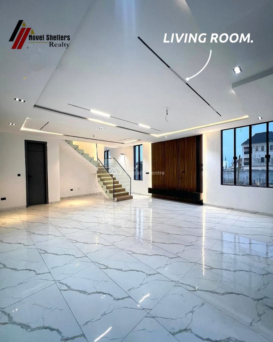 Contemporary 5 Bedroom Detached Duplex with Swimming Pool & Cinema, Chevron, Lekki, Lekki, Lagos, Detached Duplex for Sale