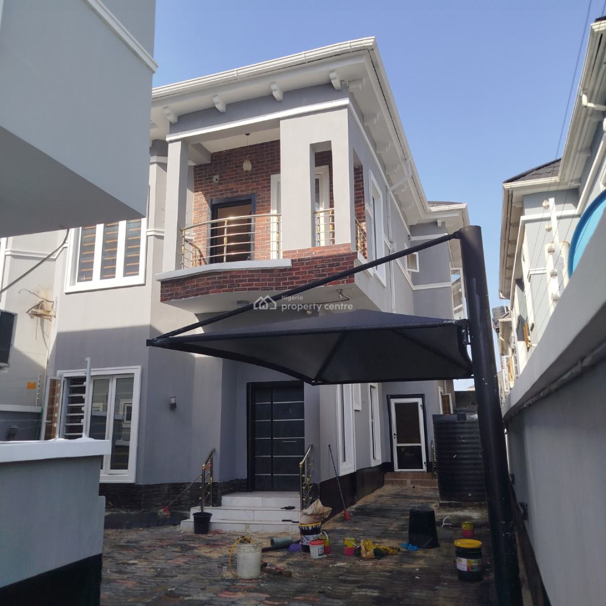 Nice 4 Bedroom Semi Detached Duplex with Bq, Chevy View Estate Off Chevron Drive, Lekki Expressway, Lekki, Lagos, Semi-detached Duplex for Rent