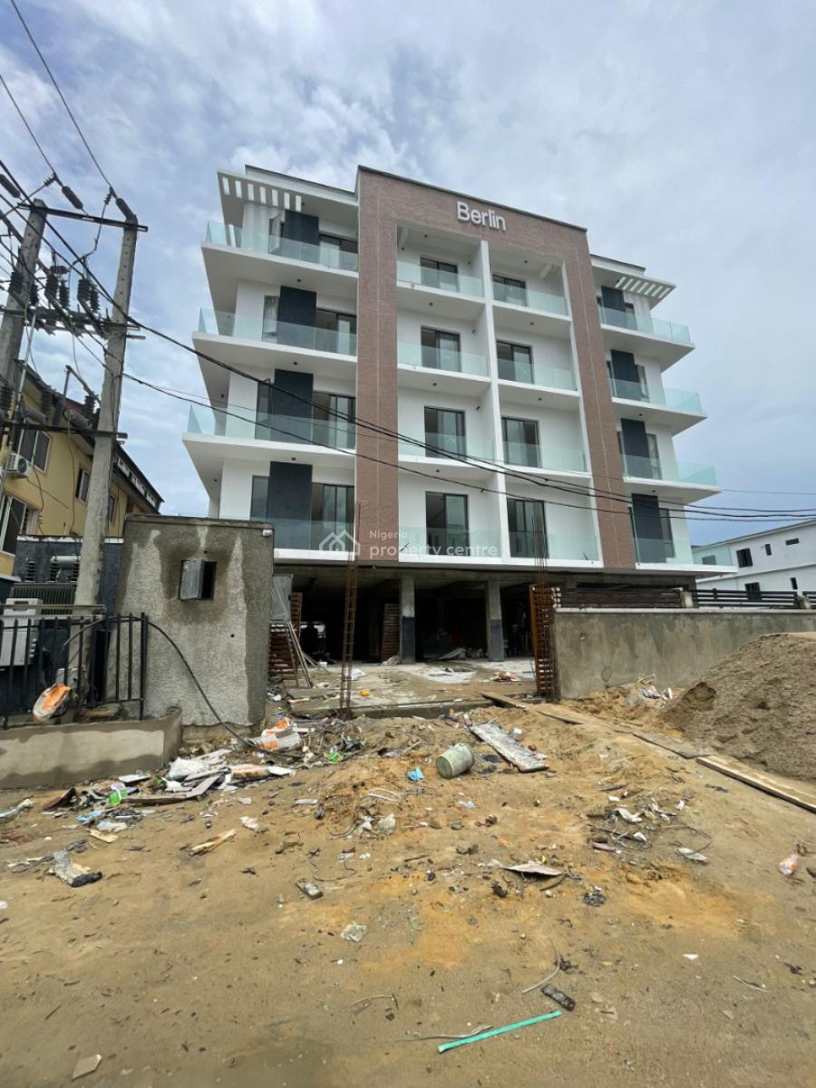 2 Bedroom Apartment with Elevator and Swimming Pool, Ikate, Lekki, Lagos, Block of Flats for Sale