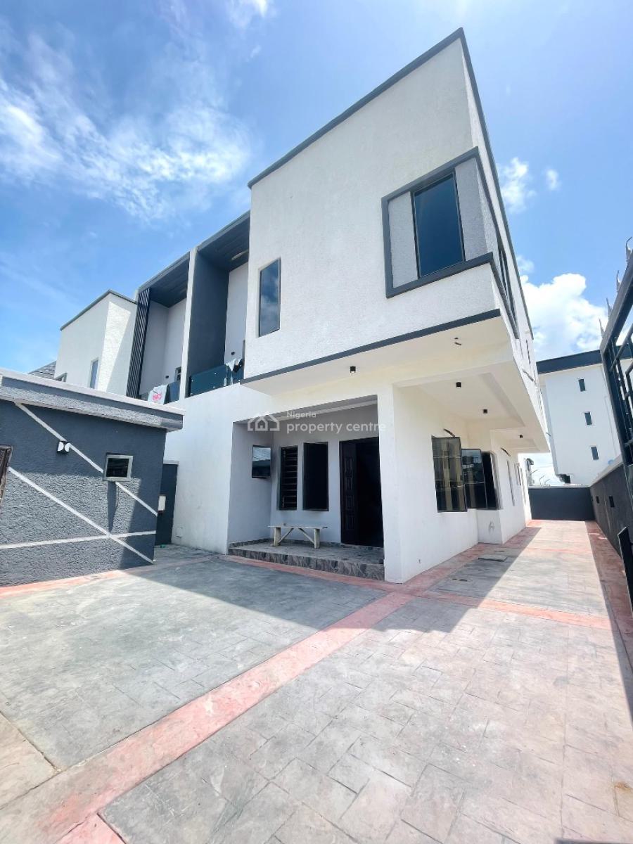 Elegantly Built 4 Bedroom Semi Detached Duplex with Bq, Ajah, Lagos, Detached Duplex for Sale