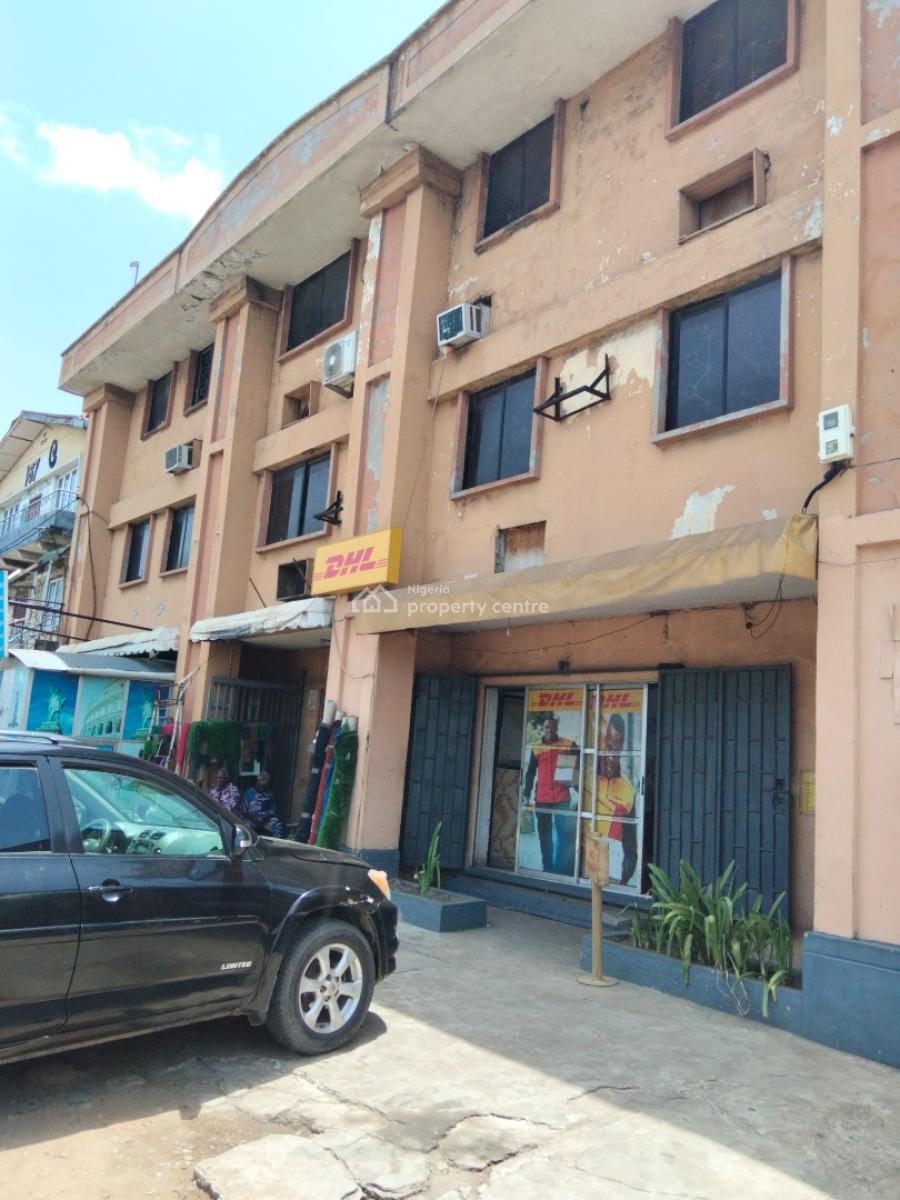 2 Units of 3 Bedrooms Office Space and 3 Lock Up Shops, Along Obanikoro to Onipanu Ikorodu Road, Onipanu, Shomolu, Lagos, Plaza / Complex / Mall for Sale