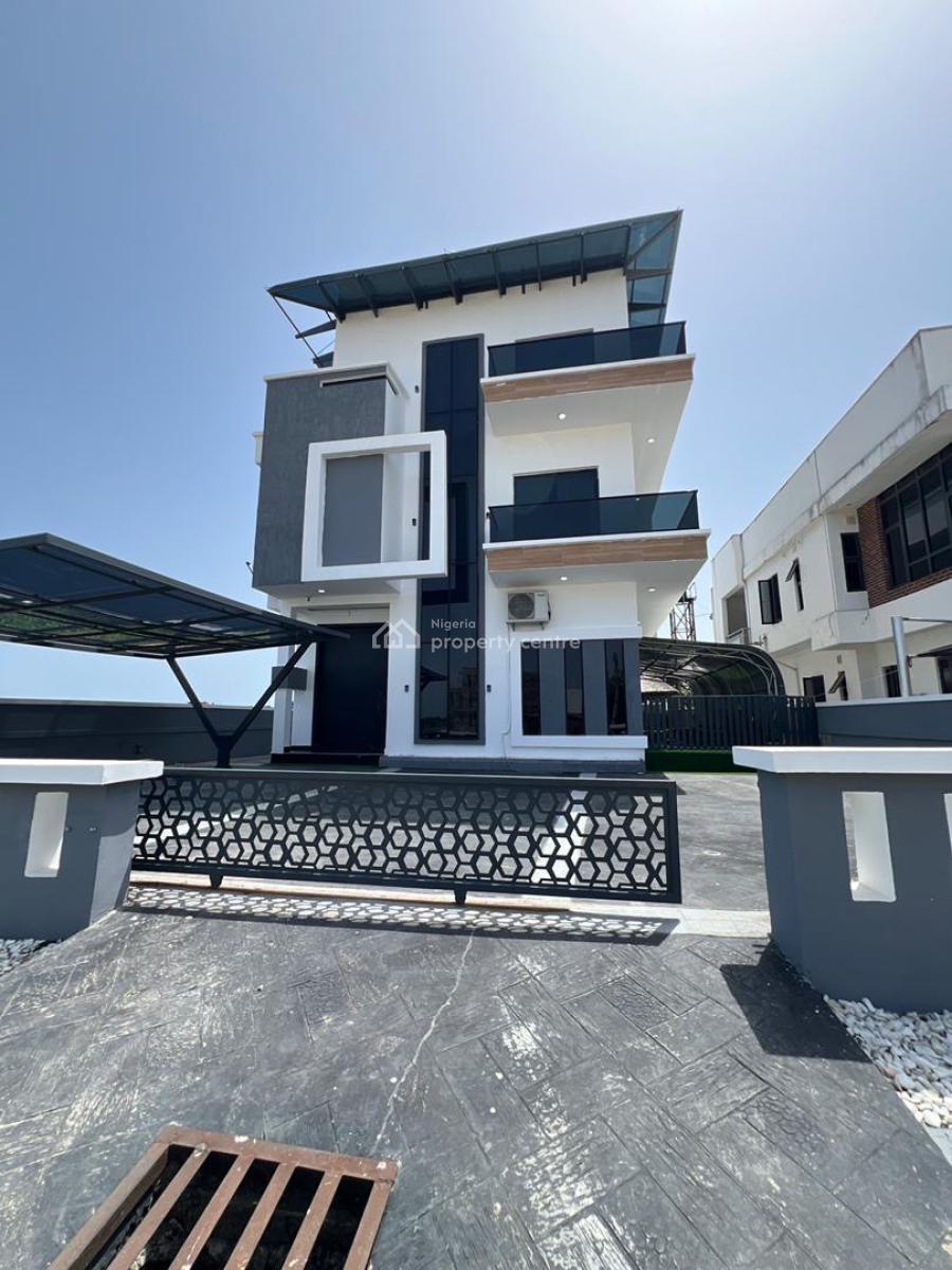Fully Furnished 5bedroom Detached Duplex with Swimming Pool, Gigantic 5 Bedroom House with Cinema, Bq , Rooftop Terrace, Ikota, Lekki, Lagos, Detached Duplex for Sale
