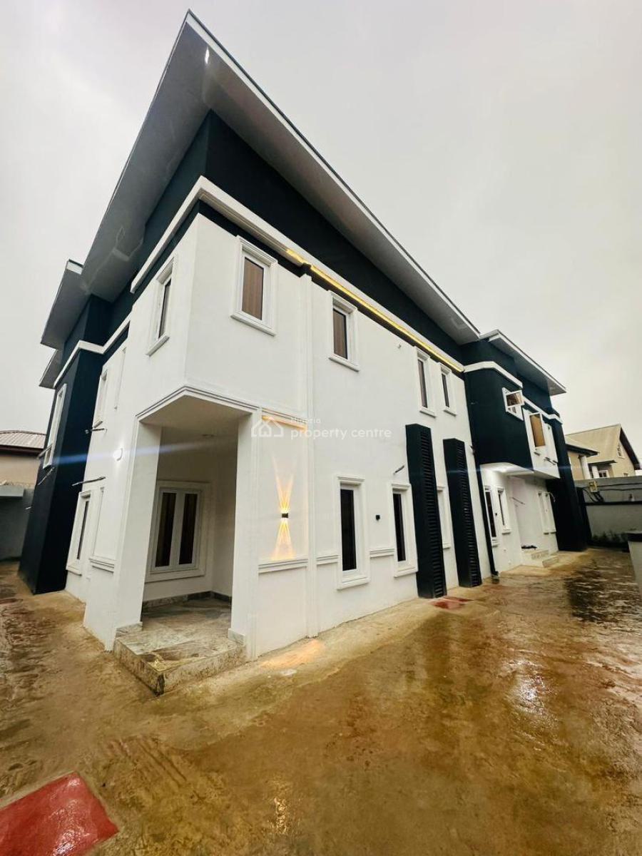 Architecturally  Designed 4 Bedroom Semi Detached Duplex Plus Bq, Stylishly Built Home with Bq in a Well Secured Estate, Maryland, Lagos, Semi-detached Duplex for Sale