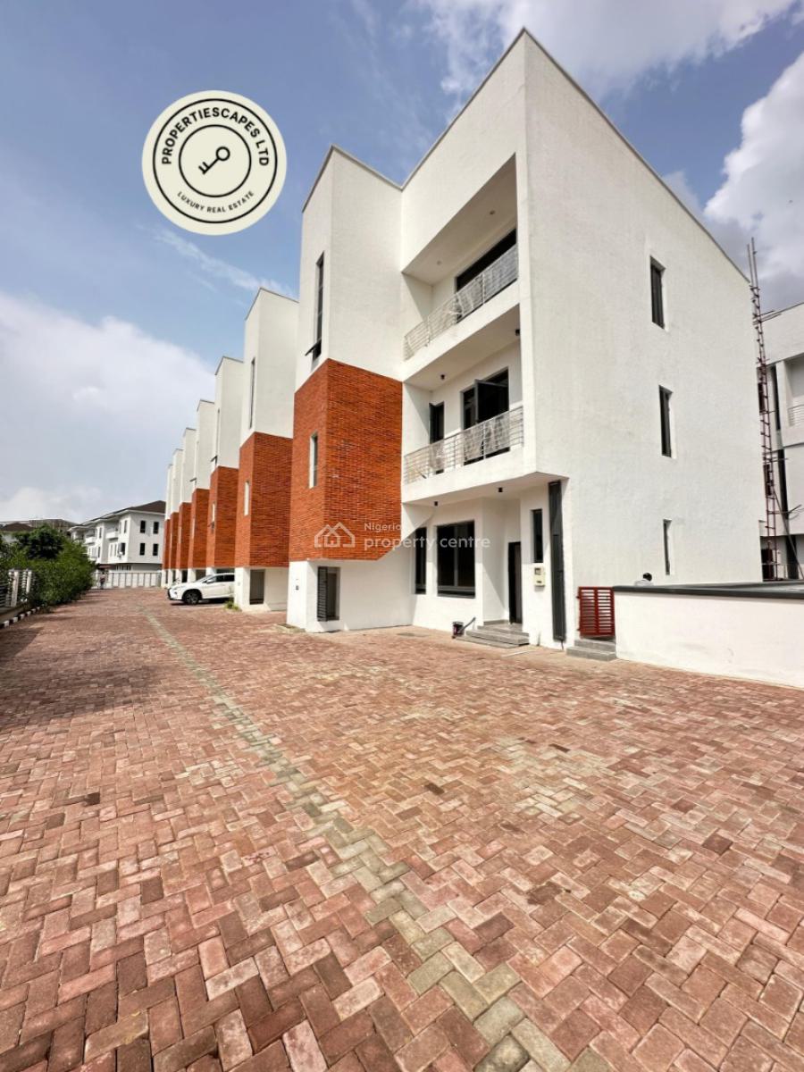 4 Bedroom Terraced Duplex with Bq, Communal Pool and Gym., Lekki Phase 1, Lekki, Lagos, Terraced Duplex for Sale