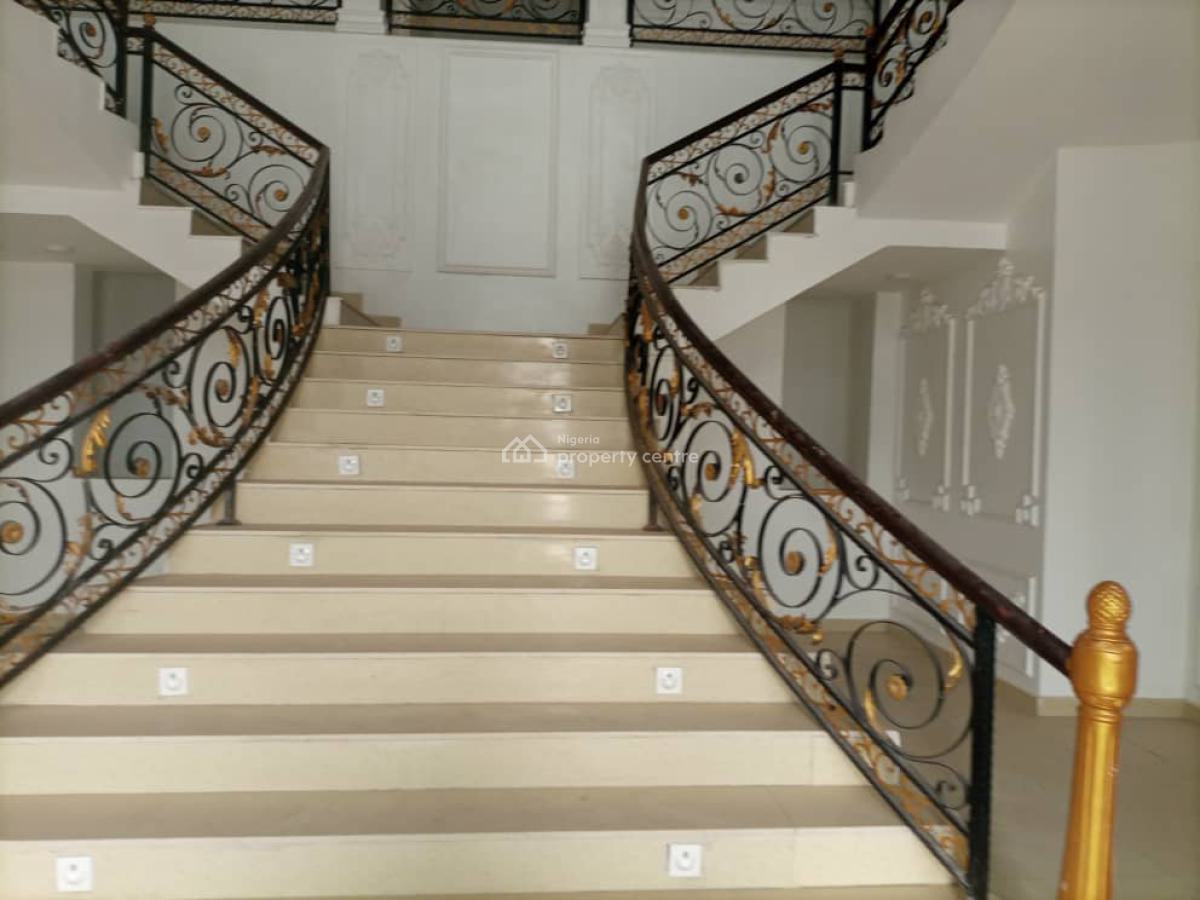 9 Bedroom Detached Duplex with Elevator, 3 Sitting Rooms, 2 Bqs, Guzape District, Abuja, Detached Duplex for Sale