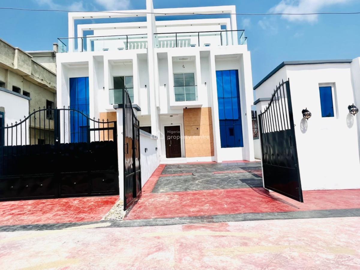 Luxury 2 Floors 5 Bedroom Duplex with Bq, Sangotedo, Ajah, Lagos, Semi-detached Duplex for Sale