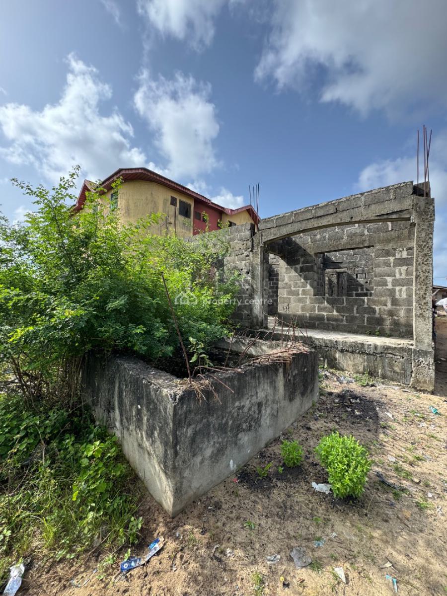 a Solid Uncompleted Building Sitting on a Plot of Land, Ilogbo Eremi, Badagry, Lagos, Flat / Apartment for Sale