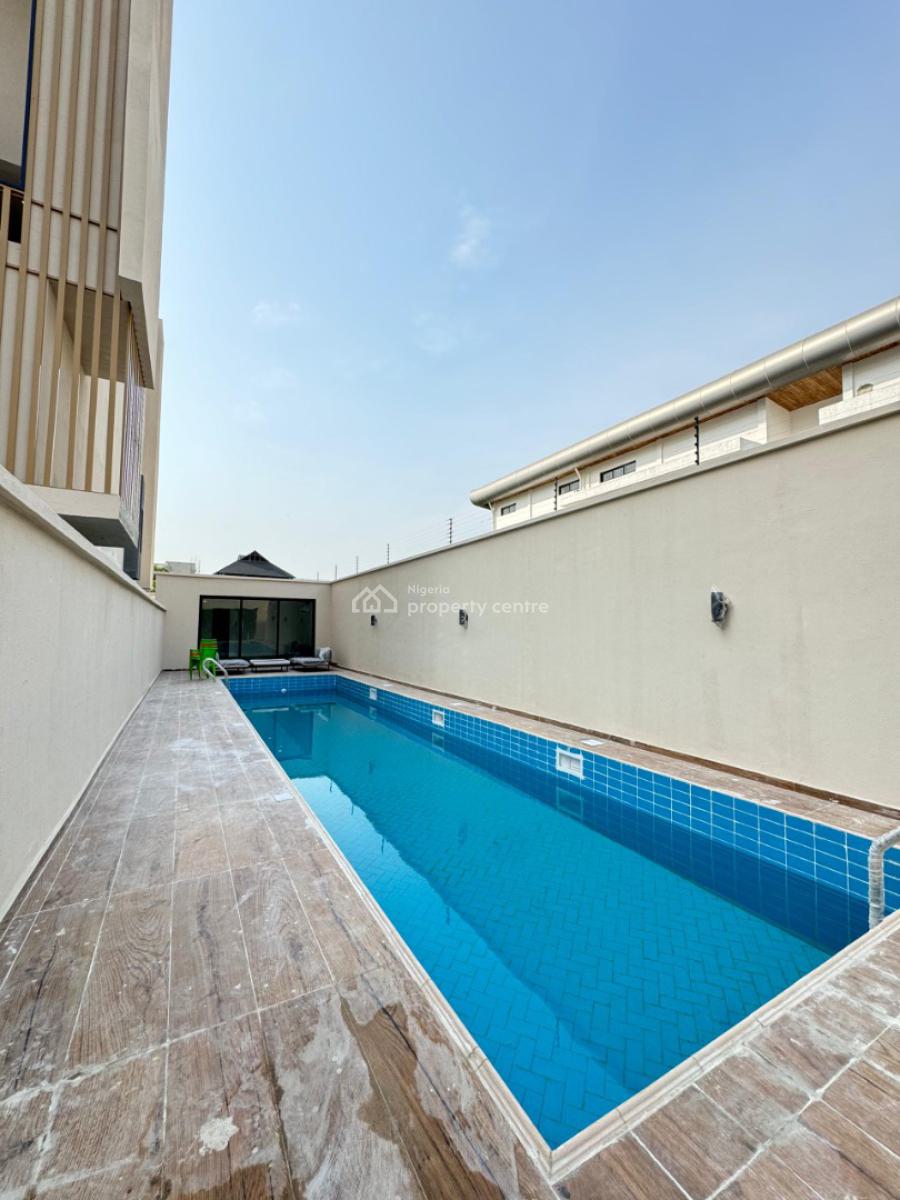 Luxury 5 Bedroom Serviced Terrace with Bq, Gym and Pool, Banana Island, Ikoyi, Lagos, Terraced Duplex for Sale