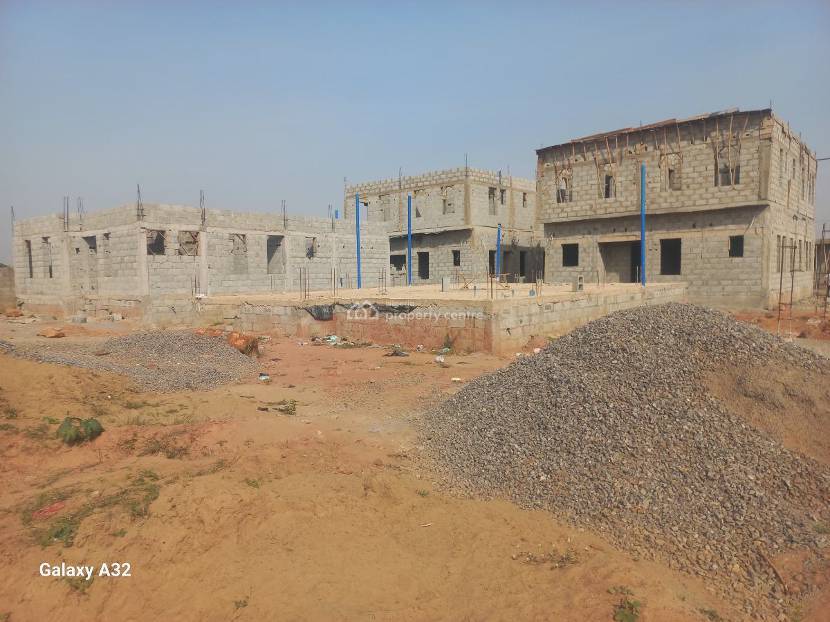 Cheap 4 Bedrooms Duplex  ( Carcass ) Lintel Level, Near Gaat International School, Gaduwa, Abuja, Detached Duplex for Sale