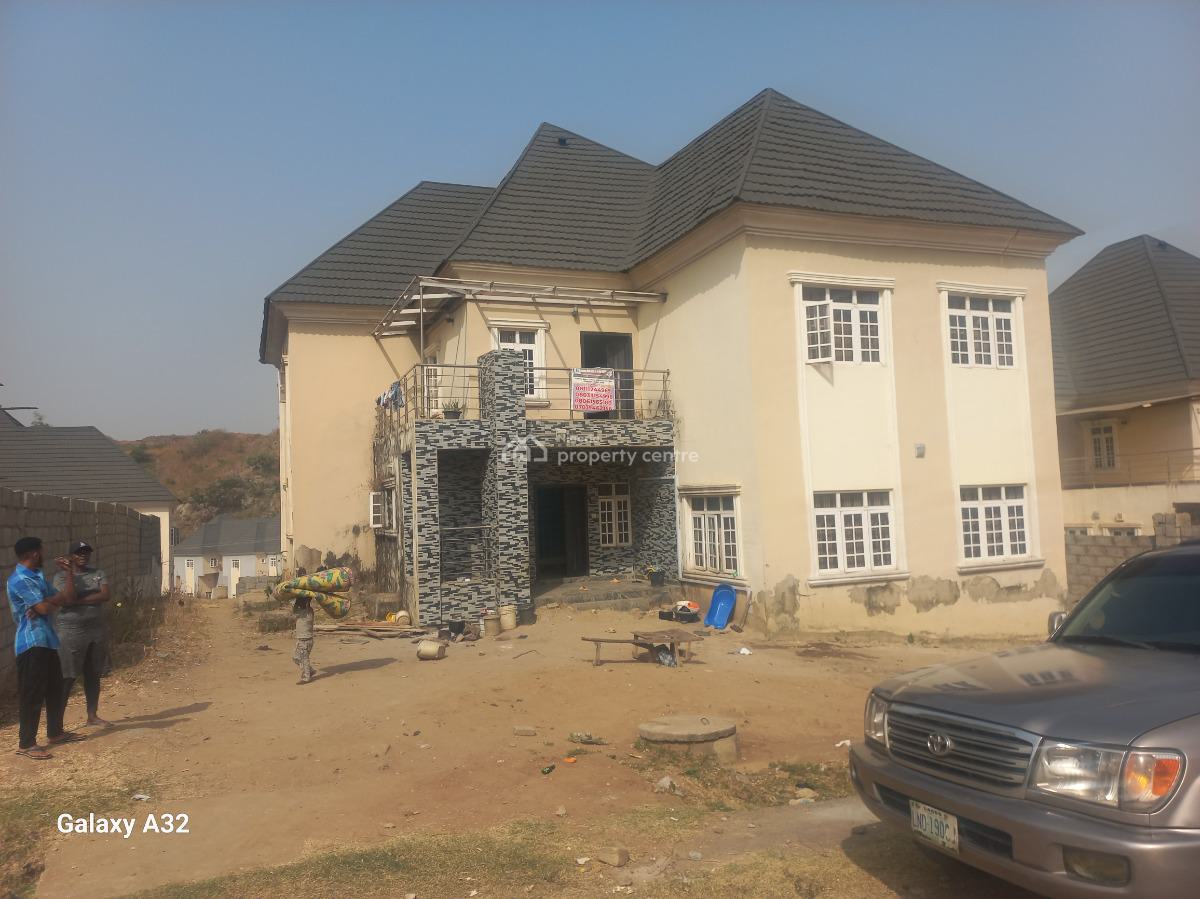 Cheap 4 Bedrooms Fully Detached Duplex with a Bq, Prince and Princess Estate, Guzape District, Abuja, Detached Duplex for Sale
