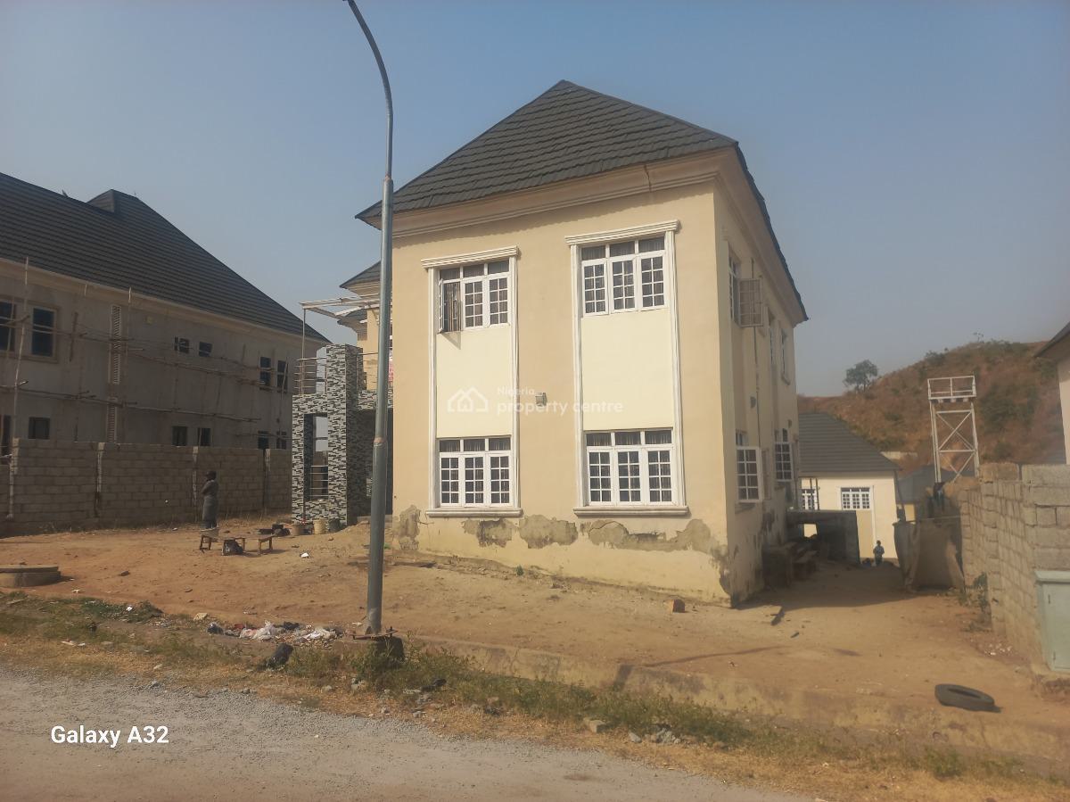 Cheap 4 Bedrooms Fully Detached Duplex with a Bq, Prince and Princess Estate, Guzape District, Abuja, Detached Duplex for Sale
