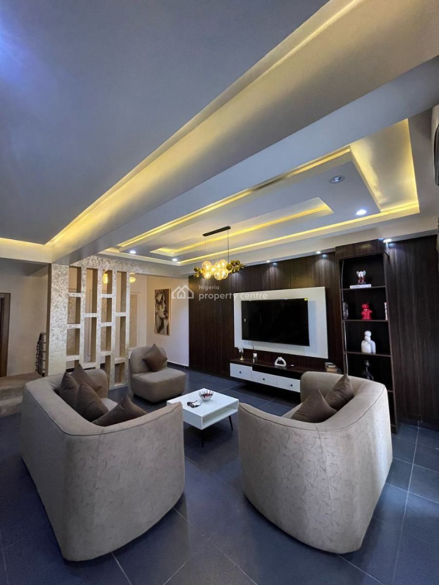 a Very Good Furnished & Serviced 4 Bedroom Terrace Duplex, Utako, Abuja, Terraced Duplex for Rent
