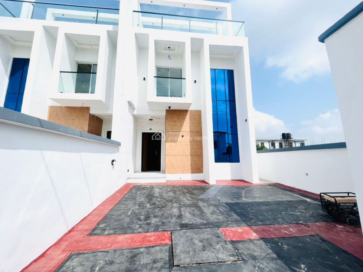Luxury 2 Floors 5 Bedroom Duplex & Bq  - Certificate of Occupancy, Monastery Road, Sangotedo, Ajah, Lagos, Detached Duplex for Sale