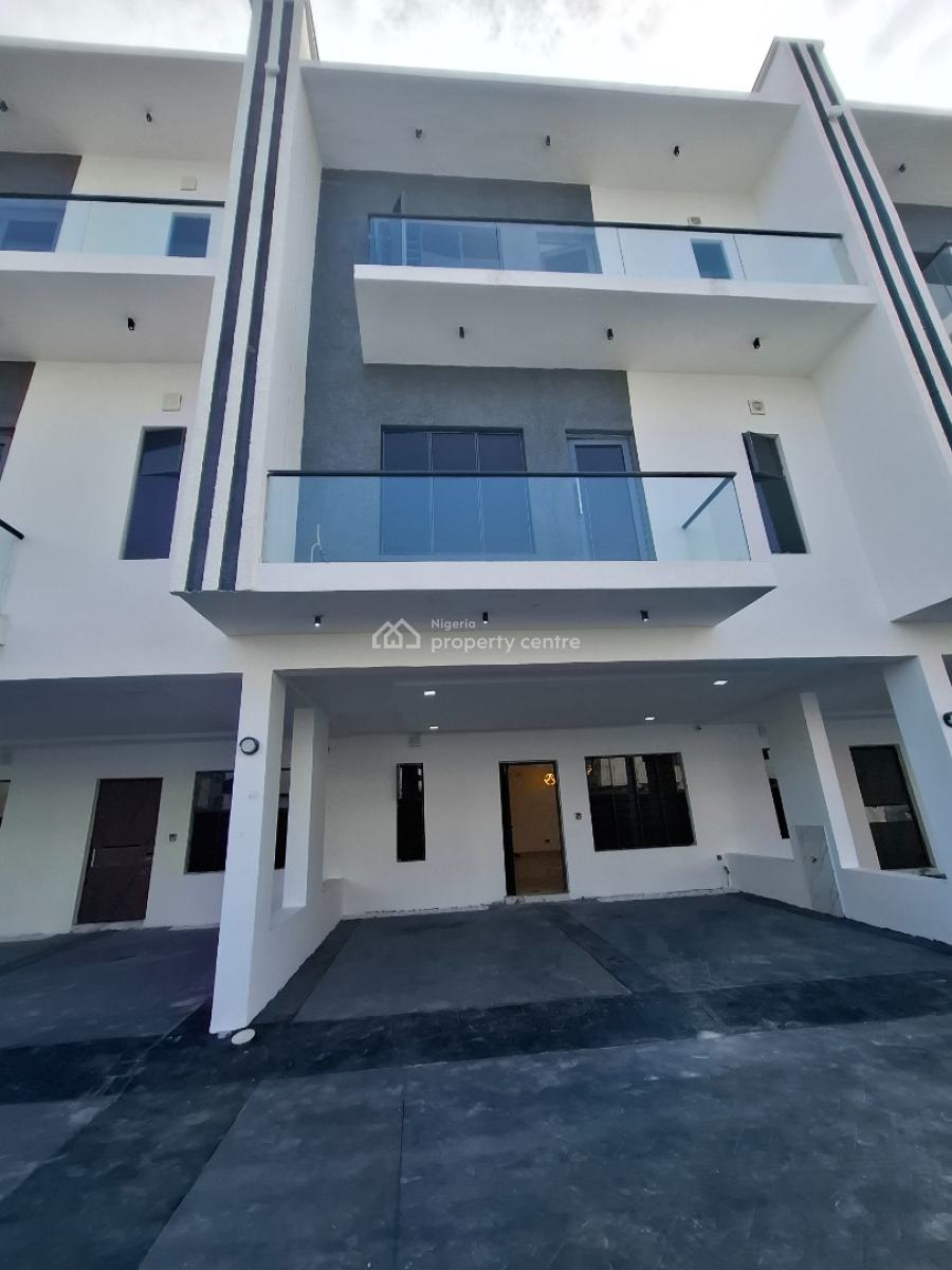Newly Build 4 Bedroom Terrace Duplex with Bq, Ikate, Lekki, Lagos, Terraced Duplex for Sale