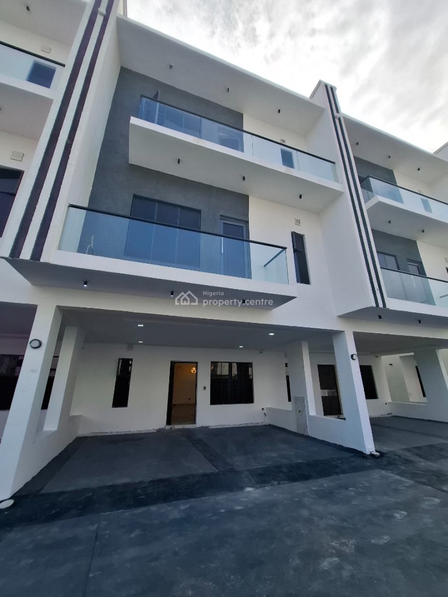 Newly Build 4 Bedroom Terrace Duplex with Bq, Ikate, Lekki, Lagos, Terraced Duplex for Sale