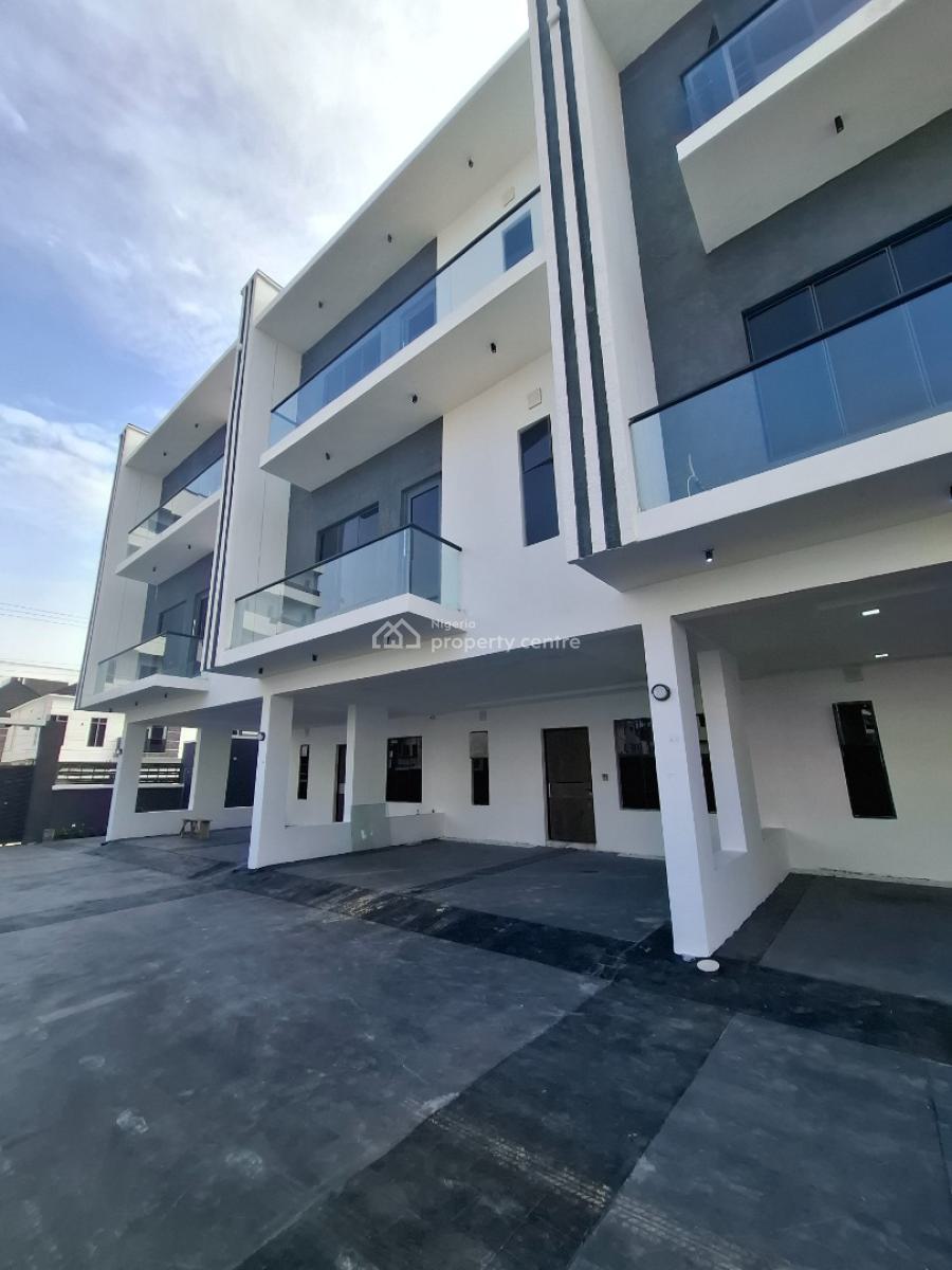 Newly Build 4 Bedroom Terrace Duplex with Bq, Ikate, Lekki, Lagos, Terraced Duplex for Sale