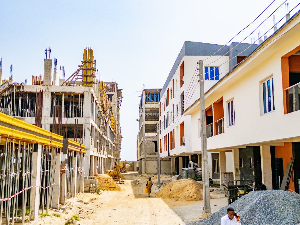 Ocean Front 4 Bedroom Luxury Maisonette (off-plan, Shell Interior), Horizon Ville Estate, Ikate, Lekki, Lagos, Block of Flats for Sale