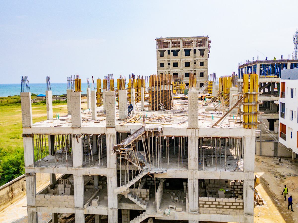 Ocean Front 4 Bedroom Luxury Maisonette (off-plan, Shell Interior), Horizon Ville Estate, Ikate, Lekki, Lagos, Block of Flats for Sale