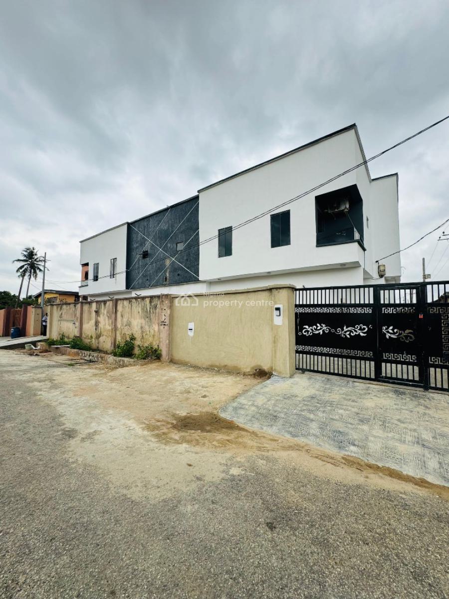 Aesthetically Crafted 4 Bedroom Semi Detached Duplex + Bq in Serene Estate, Ogba, Ikeja, Lagos, Semi-detached Duplex for Sale