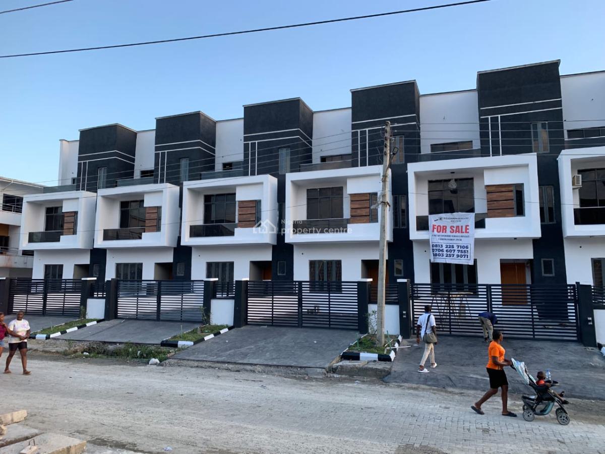 Luxury 5 Bedrooms Corner Piece Duplex, Ocean Bay Estate, Lafiaji, Lekki, Lagos, Terraced Duplex for Sale