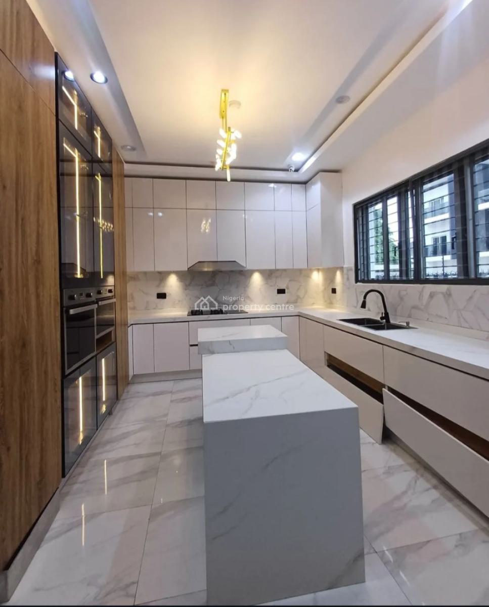 Spacious 5 Bedroom Detached Smart Home + 2 Rooms Bq and a Private Pool, Lekki Phase 1, Lekki, Lagos, Detached Duplex for Rent