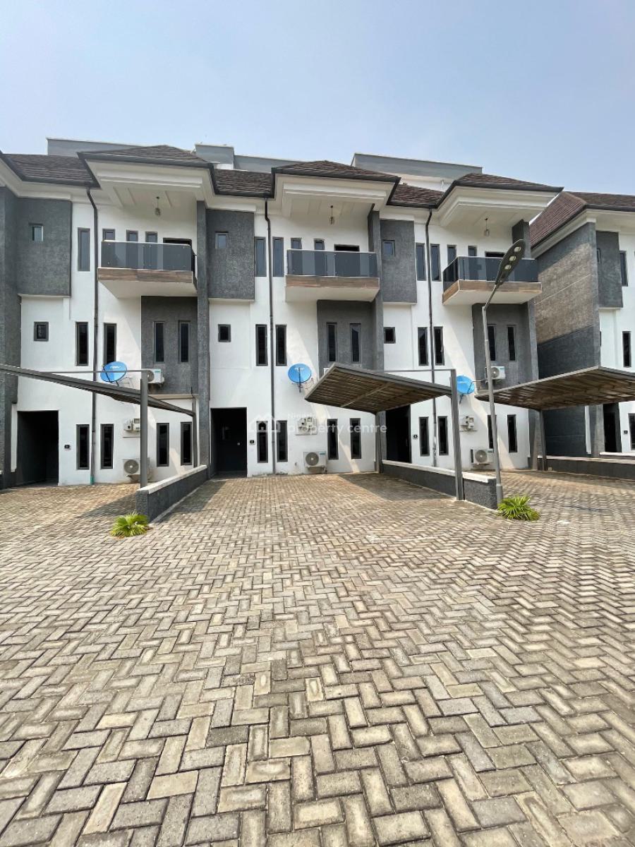 Luxury 4 Bedroom Terrace Duplex with Bq and Equipped Gym, Chevron, Lekki, Lagos, House for Sale