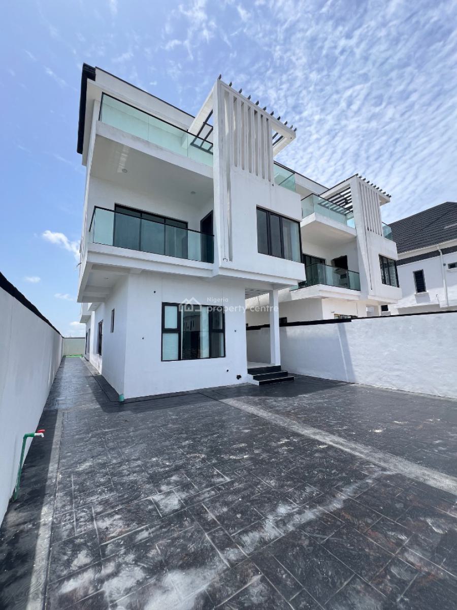 Extremely Spacious Waterfront 5 Bedroom Detached Duplex, Chevron, Lekki, Lagos, Detached Duplex for Sale