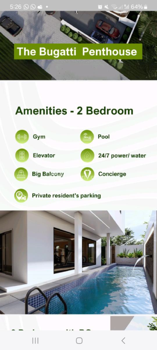 Luxury 3 Bedroom Penthouse, Lekki Phase 1, Lekki, Lagos, Flat / Apartment for Sale
