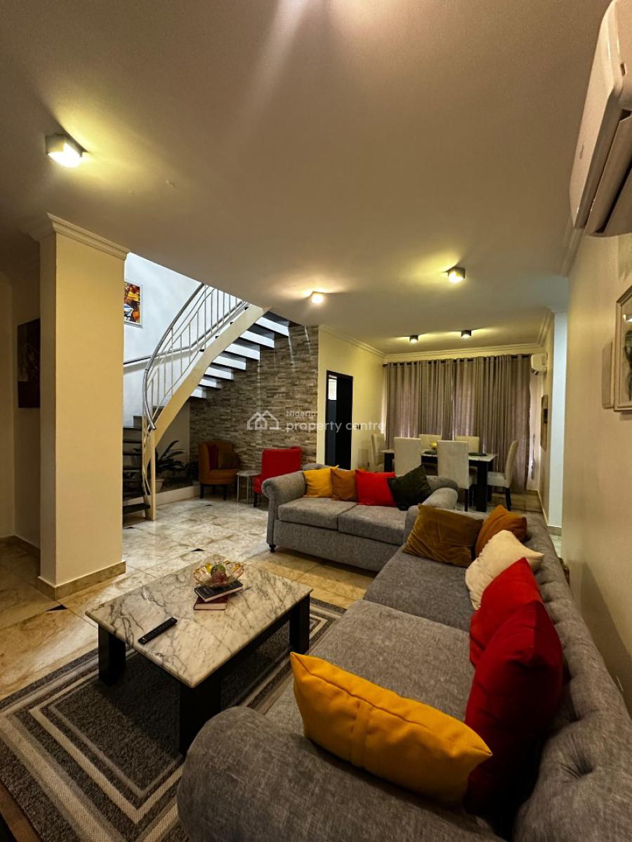 4 Bedroom Fully Furnished Home, Lekki Phase 1, Lekki, Lagos, Semi-detached Duplex for Rent