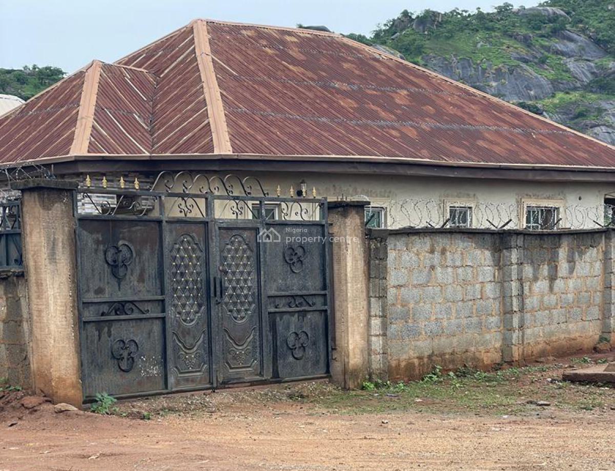 Lovely 3 Bedroom Detached Bungalow in a Secure Environment, Sagwari Layout, Dutse, Abuja, Detached Bungalow for Sale