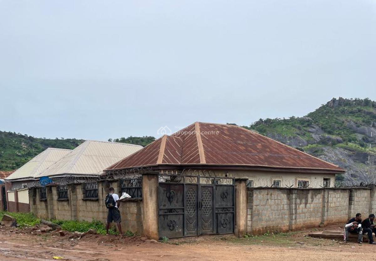 Lovely 3 Bedroom Detached Bungalow in a Secure Environment, Sagwari Layout, Dutse, Abuja, Detached Bungalow for Sale