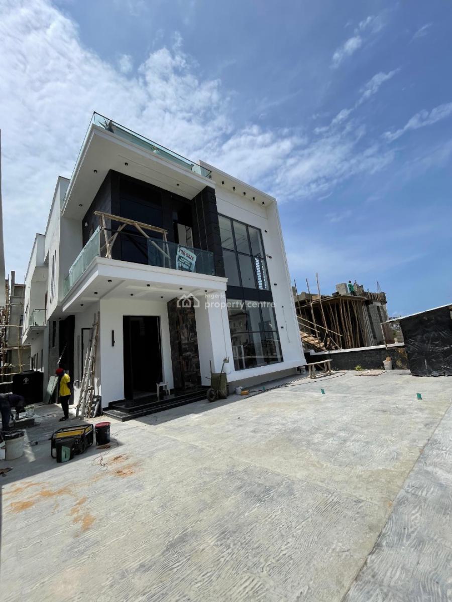 Newly Built 5 Bedroom Fully Detached Duplex with Bq,pool & More, Lekki County, Ikota, Lekki, Lagos, Detached Duplex for Sale