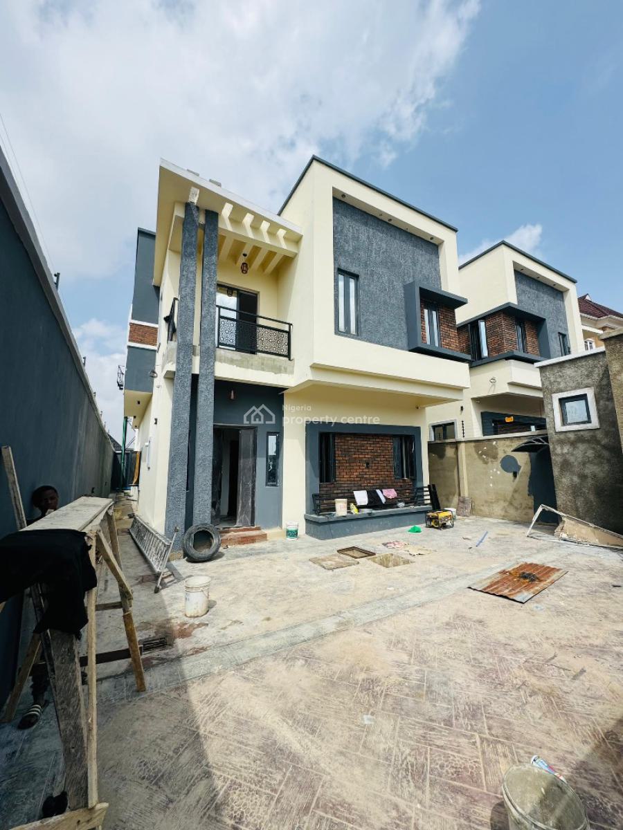 Smartly Built 4 Bedroom Fully Detached Duplex with Bq and Balconies, Ogba, Ikeja, Lagos, Detached Duplex for Sale