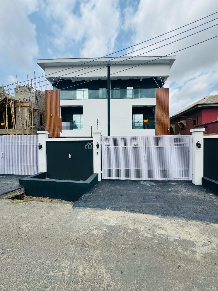 Astonishing Newly Built 5 Bedroom Semi Detached House + Bq in an Estate., Adeniyi Jones, Ikeja, Lagos, Semi-detached Duplex for Sale